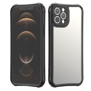 For iPhone 11 Pro Max LESUDESIGN Series Frosted Acrylic Anti-fall Protective Case (Black) (OEM)