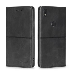 For Alcatel Axel/Lumos Cow Texture Magnetic Horizontal Flip Leather Phone Case(Black) (OEM)