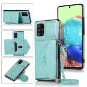 For Samsung Galaxy S20 FE Multi-functional Cross-body Card Bag TPU+PU Back Cover Case with Holder & Card Slot & Wallet(Green) (OEM)