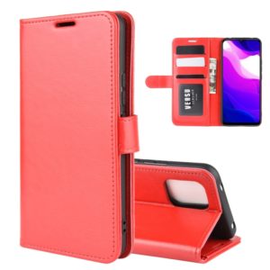For Xiaomi Mi Note 10 Lite 5G R64 Texture Single Horizontal Flip Protective Case with Holder & Card Slots & Wallet& Photo Frame(Red) (OEM)