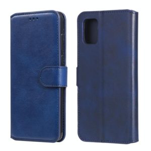 For Samsung Galaxy A31 Classic Calf Texture PU + TPU Horizontal Flip Leather Case, with Holder & Card Slots & Wallet(Blue) (OEM)