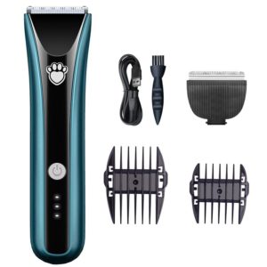 Waterproof Pet Shaver Dog Electric Hair Clipper, Specification: Package 2(Blue) (OEM)