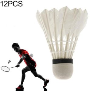 REGAIL 1004 12 PCS Duck Feather Badminton Training Ball (OEM)