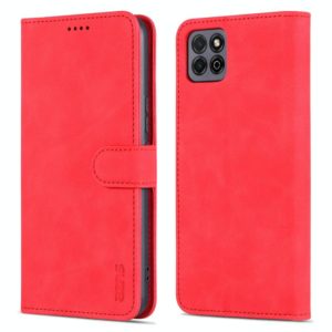For Honor Play 20 AZNS Skin Feel Calf Texture Horizontal Flip Leather Case with Card Slots & Holder & Wallet(Red) (AZNS) (OEM)