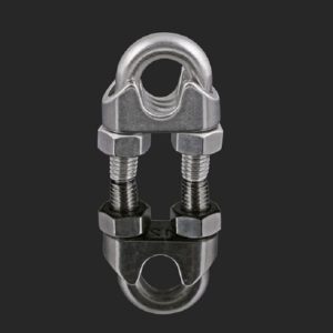Stainless Steel Clip U-shaped Wire Rope Card Head Rope Wire Rope Rolling Head Buckle, Specification:M12 (OEM)