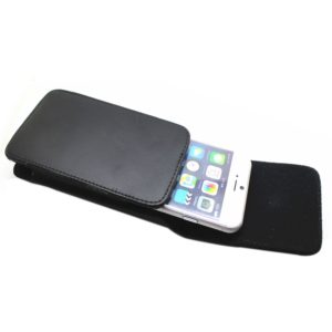 Universal Vertical Style Leather Case with Belt Clip for iPhone 6 / Galaxy S IV / i9500 / Alpha(Black) (OEM)