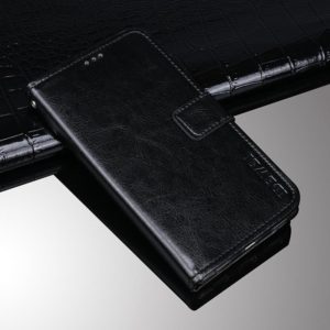For Motorola Edge 20 Lite idewei Crazy Horse Texture Horizontal Flip Leather Case with Holder & Card Slots & Wallet(Black) (idewei) (OEM)