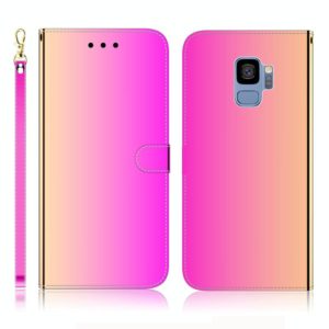 For Galaxy S9 Imitated Mirror Surface Horizontal Flip Leather Case with Holder & Card Slots & Wallet & Lanyard(Gradient Color) (OEM)