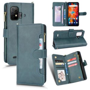 For Umidigi Bison X10 Litchi Texture Zipper Leather Phone Case(Green) (OEM)