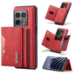 For OnePlus 10 Pro DG.MING M2 Series 3-Fold Multi Card Bag Phone Case(Red) (DG.MING) (OEM)