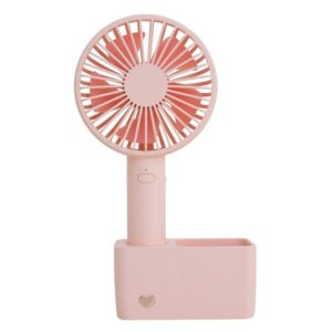 MR-005 Summer Portable Mute Desktop USB Handheld Mini Fan(Pink) (OEM)