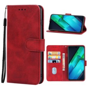 For Infinix Note 12 VIP Leather Phone Case(Red) (OEM)
