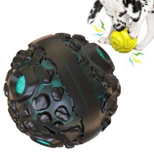Dog Toothbrush Sound Molar Ball Texture Meteorite Dog Toy(Black Blue) (OEM)