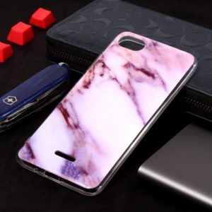 Marble Pattern Soft TPU Case For Xiaomi Redmi 6A(Purple) (OEM)