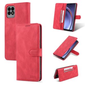 For Huawei Maimang 10 SE AZNS Dream II Skin Feel PU+TPU Horizontal Flip Leather Case with Holder & Card Slots & Wallet(Red) (AZNS) (OEM)