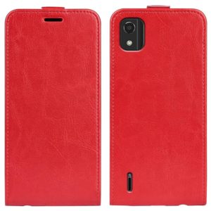 For Nokia C2 2nd Edition R64 Texture Vertical Flip Leather Phone Case(Red) (OEM)