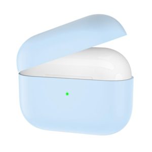 Split Silicone Earphone Protective Case For AirPods 3(Light Blue) (OEM)