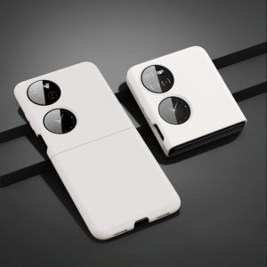 For Huawei P50 Pocket Oil-sprayed Ultra-thin Folding Phone Case(White) (OEM)