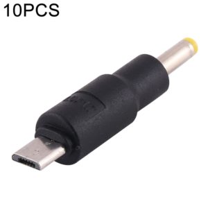 10 PCS 4.0 x 1.7mm to Micro USB DC Power Plug Connector (OEM)