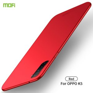 For OPPO K5 MOFI Frosted PC Ultra-thin Hard Case(Red) (MOFI) (OEM)