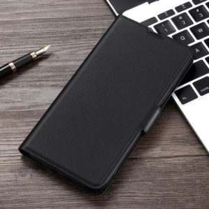 For Motorola Moto G8 Play / One Macro Ultra-thin Voltage Side Buckle PU + TPU Leather Phone Case(Black) (OEM)