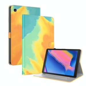 For Samsung Galaxy Tab A 8.0 2019 T290 / T295 / T297 Voltage Watercolor Pattern Skin Feel Magnetic Horizontal Flip PU Leather Case with Holder & Card Slots & Photo Frame(Autumn Leaves) (OEM)
