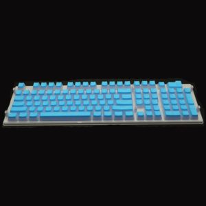 Pudding Double-layer Two-color 108-key Mechanical Translucent Keycap(Sky Blue) (OEM)