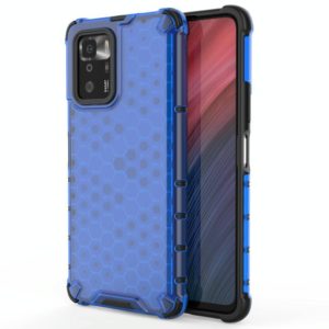For Xiaomi Redmi Note 10 Pro 5G Shockproof Honeycomb PC + TPU Protective Case(Blue) (OEM)