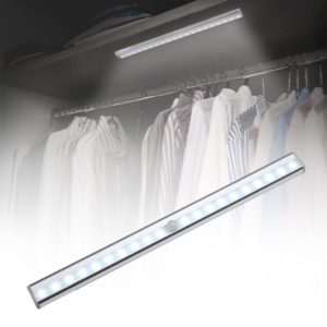 Magnet LED Human Motion Sensor Light Lamp, 20 LEDs Square Style for Cabinets, Sensor Distance: 3-5m(White Light) (OEM)