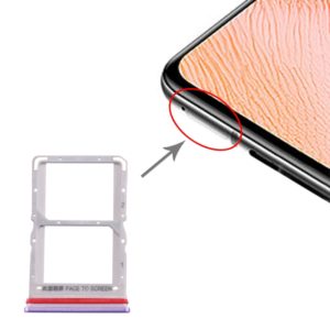 SIM Card Tray + SIM Card Tray for Xiaomi Redmi K30 5G(Purple) (OEM)