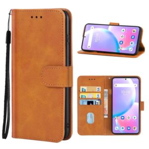 Leather Phone Case For UMIDIGI A11 Pro Max(Brown) (OEM)