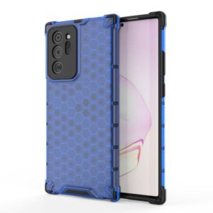 For Samsung Galaxy Note20 Ultra Shockproof Honeycomb PC + TPU Protective Case(Blue) (OEM)