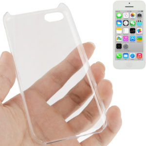 Smooth Surface Translucent Plastic Case for iPhone 5C (Transparent)(Green) (OEM)
