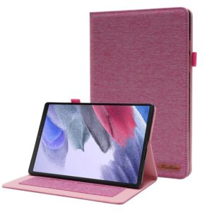 For Lenovo M10 Plus 10.3 inch TB-X606 / TB-X606F Horizontal Flip TPU + Fabric PU Leather Tablet Case(Rose Red) (OEM)