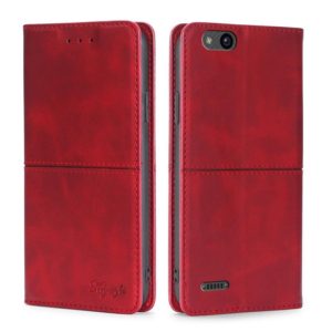 For ZTE Tempo X/Vantage/Z839/N9137 Cow Texture Magnetic Horizontal Flip Leather Phone Case(Red) (OEM)