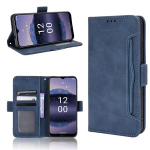 For Nokia G11 Plus Skin Feel Calf Texture Card Slots Leather Phone Case(Blue) (OEM)