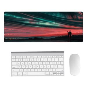 Hand-Painted Fantasy Pattern Mouse Pad, Size: 400 x 900 x 1.5mm Not Overlocked(6 Stars and You) (OEM)