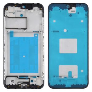 For Samsung Galaxy A01 Front Housing LCD Frame Bezel Plate (Black) (OEM)