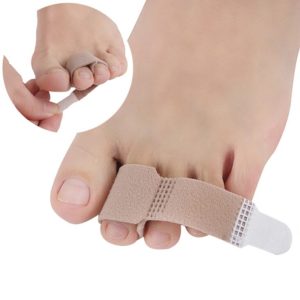 10pcs Toe Finger Straightener Hammer Toe Hook and Loop Fastener Corrector Bandage Toe Separator Splint (OEM)