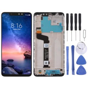 TFT LCD Screen for Xiaomi Redmi Note 6 Pro Digitizer Full Assembly with Frame(Black) (OEM)