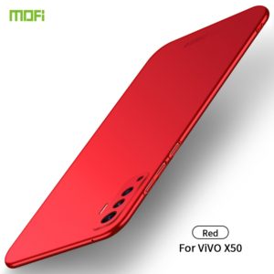 For Vivo X50 MOFI Frosted PC Ultra-thin Hard Case(Red) (MOFI) (OEM)