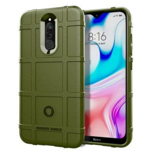 For Xiaomi Redmi 8A Full Coverage Shockproof TPU Case(Army Green) (OEM)