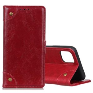 For Galaxy Note10 Lite / A81 Copper Buckle Nappa Texture Horizontal Flip Leather Case with Holder & Card Slots & Wallet(Wine Red) (OEM)
