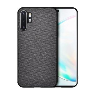 For Galaxy Note 10 Pro / Note 10+ Shockproof Cloth Texture PC + TPU Protective Case (Black) (OEM)
