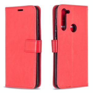 For Motorola Moto G8 Crazy Horse Texture Horizontal Flip Leather Case with Holder & Card Slots & Wallet & Photo Frame(Red) (OEM)