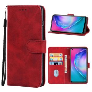 Leather Phone Case For TECNO Camon 16 SE(Red) (OEM)
