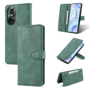 For Honor 50 Pro AZNS Dream II Skin Feel PU+TPU Horizontal Flip Leather Case with Holder & Card Slots & Wallet(Green) (AZNS) (OEM)
