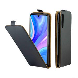 For Huawei Enjoy 10S Business Style Vertical Flip TPU Leather Case with Card Slot(Black) (OEM)