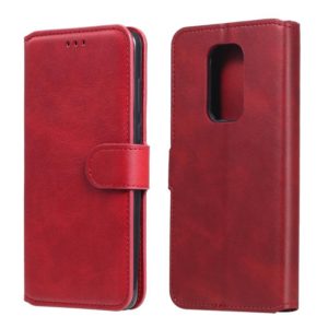 For Motorola Moto G9 Play Classic Calf Texture PU + TPU Horizontal Flip Leather Case, with Holder & Card Slots & Wallet(Red) (OEM)