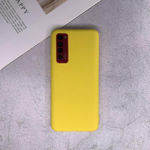 For Huawei Nova 7 Shockproof Frosted TPU Protective Case(Yellow) (OEM)